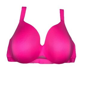Cacique Women's Comfort Bliss Hot Pink 46DD Lightly Lined‎ Full Coverage Bra